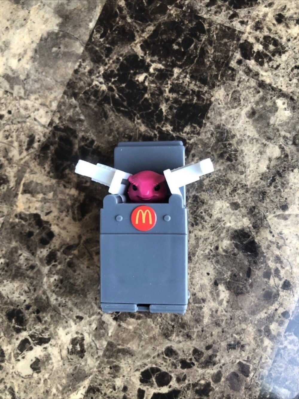 McDonald's Happy Meal #20 Toy Sizzlesaurus 2026 Lil Fryer Changeables Gray